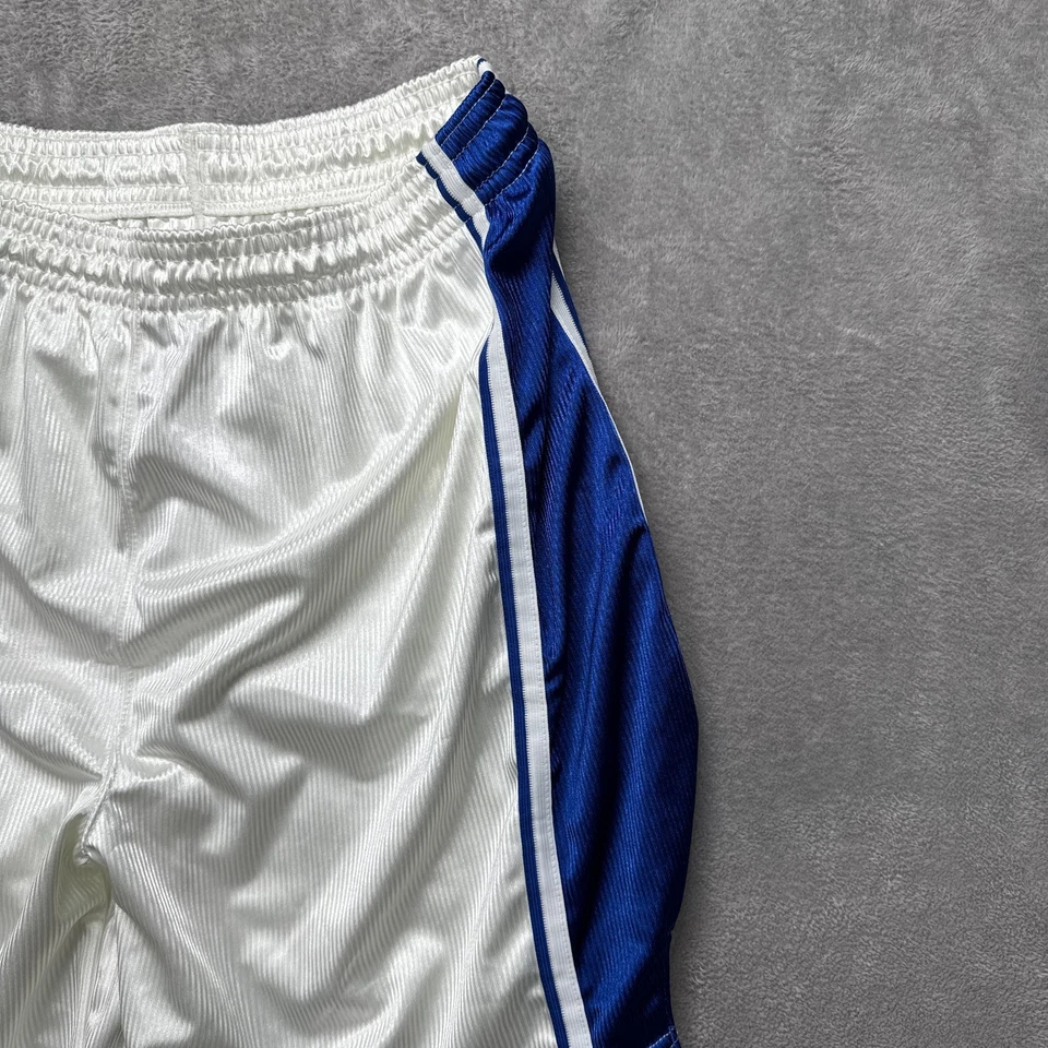 Pantalones Cortos de Baloncesto Rawlings Para Hombre 2XL Blanco Azul Baloncesto Elástico Foto 4 de 4