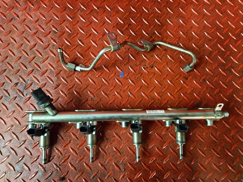 Juego de inyectores de combustible 2015-2018 con riel para Ford Edge 2.0 FB5E9F797AC Turbo Foto 2 de 4