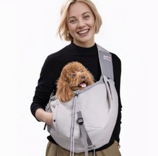 Dog Carrier Sling For Dogs  Cats up to 20lbs, Pet Carrying Backpack for Travel