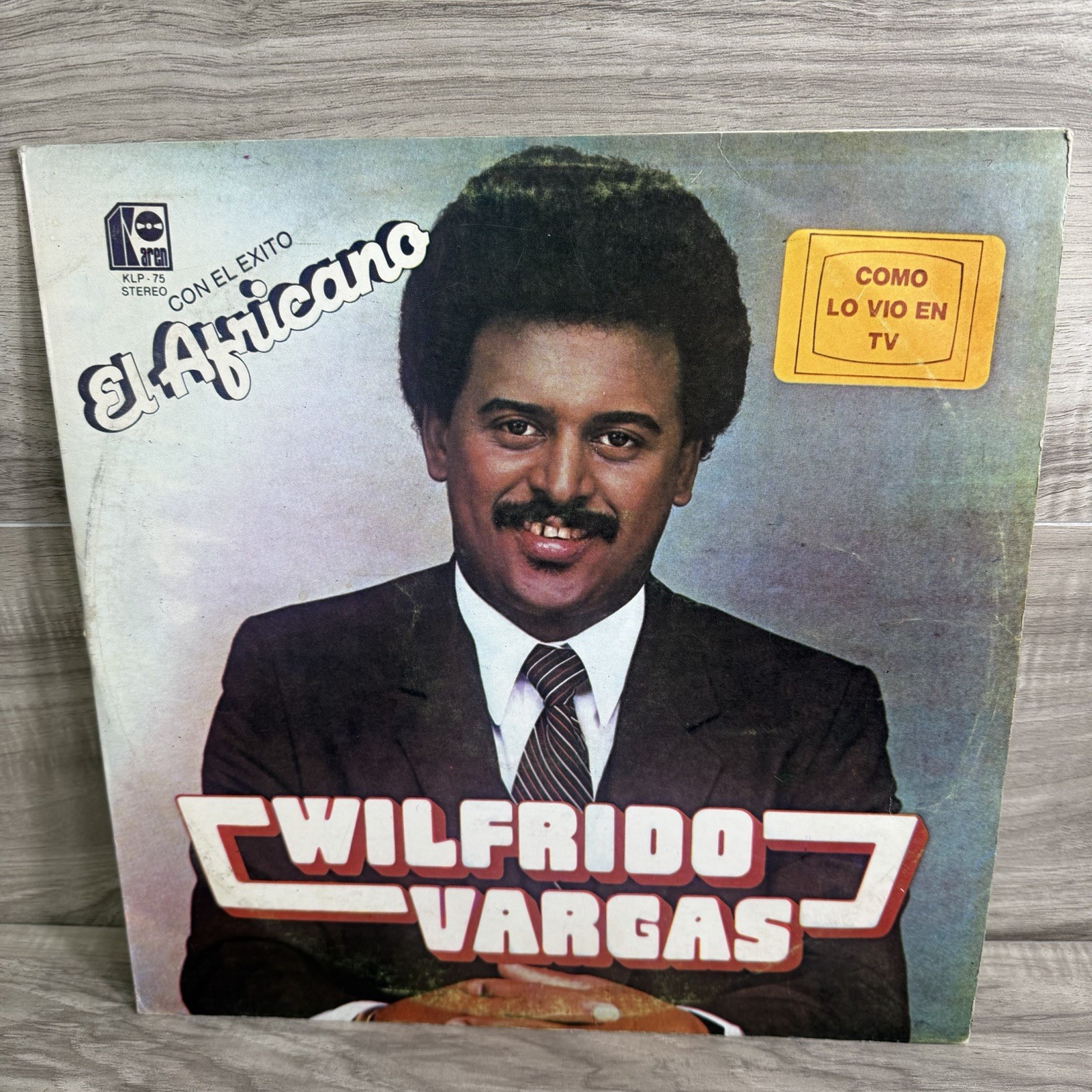 Wilfrido Vargas ‎El Africano Merengue Karen  Vintage Vinyl Record LP