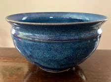 Vintage William Creitz Studio Pottery 8" Bowl Mid Century Modern Art