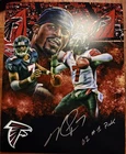 Michael Vick Signed 8x10 Atlanta Falcons Edit - ‘01 #1 Pick Inscription