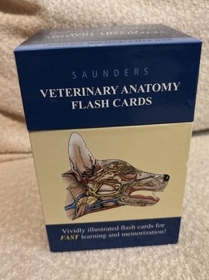 Saunders Veterinary Anatomy Flash Cards by Baljit Singh and SAUNDERS (2009,...