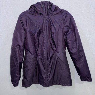 Decathlon Quechua Women s Purple Hoodie Jacket Full Zip Pockets Size M #964