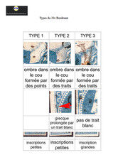 fiches TTF pour identifier les timbres de France