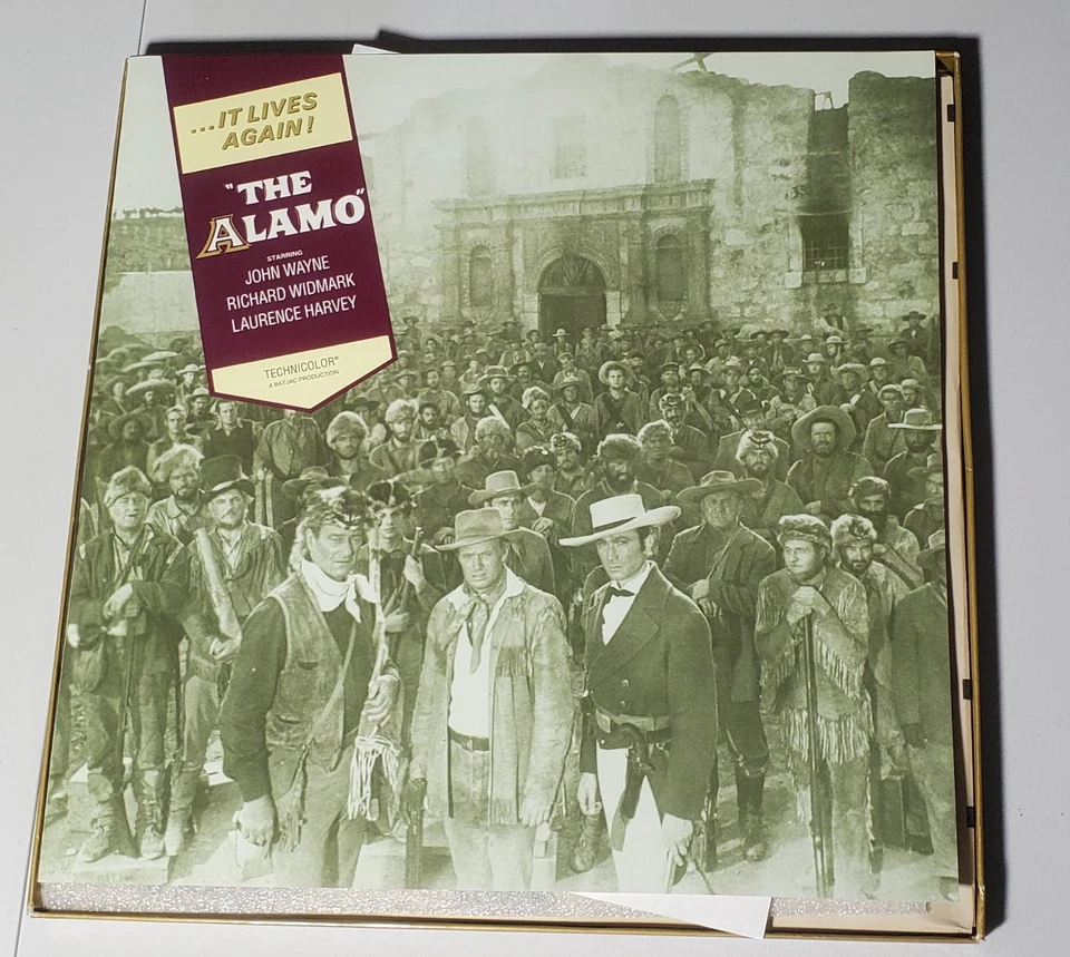 THE ALAMO DELUXE LETTERBOX EDITION JOHN WAYNE LASERDISC LASER DISC  - Image 2 of 4