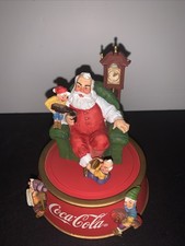 Franklin Mint 1994 Coca-Cola Dome Santa Claus A Merry Christmas (missing Glass)