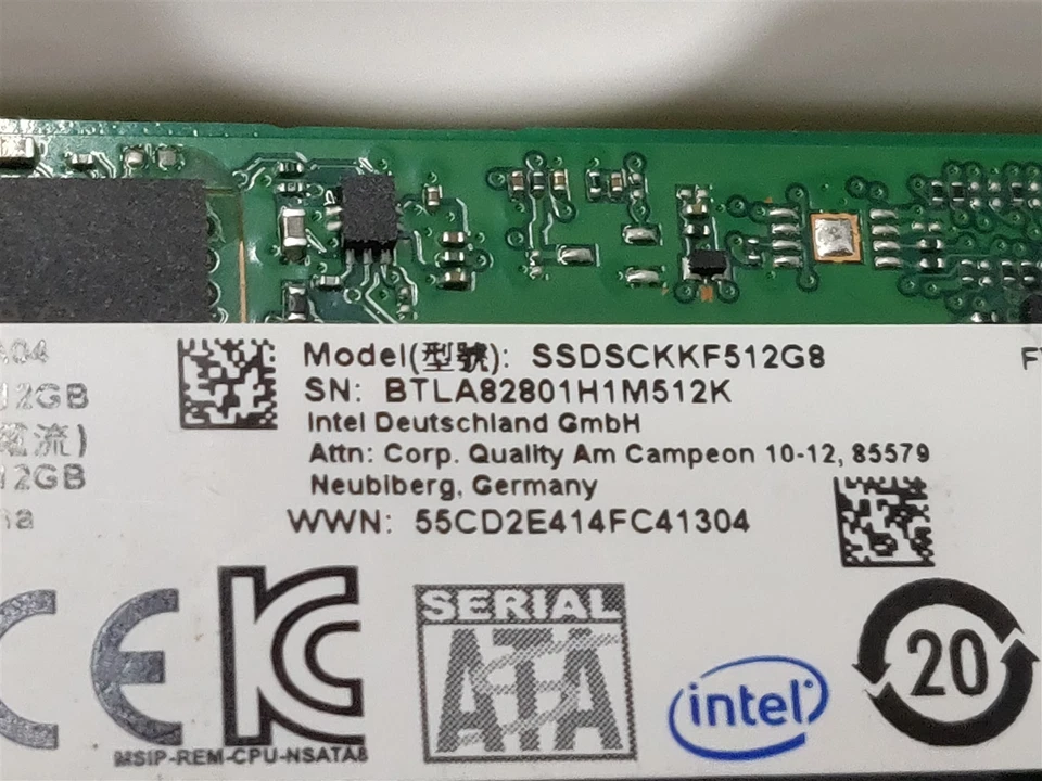 ⭐️⭐️⭐️⭐️⭐️ SSD - Intel SSDSCKKF512G8 SATA 512GB M.2 Solid State Drive - Image 4 of 4