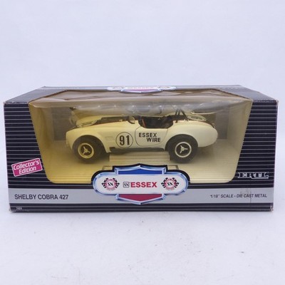 ERTL 1:18 7424 Shelby Cobra 427 #91 ESSEX WIRE weiß 1965 in OVP EX8300