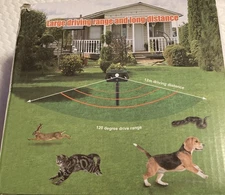 2 Pack Solar Ultrasonic Animal Repellent Dog Cat Skunk Deer Raccoon For Garden