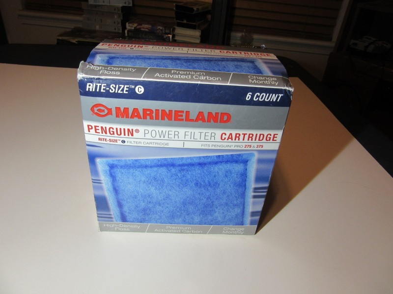 Marineland Penguin Power Rite-Size C Filter Replacement Cartridge Blue 6 Count