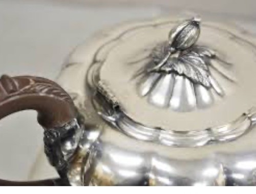 Victorian Melon Old English Community Silver Plated 2 Tea+1 Coffee Set+more.. - Bild 3 von 9