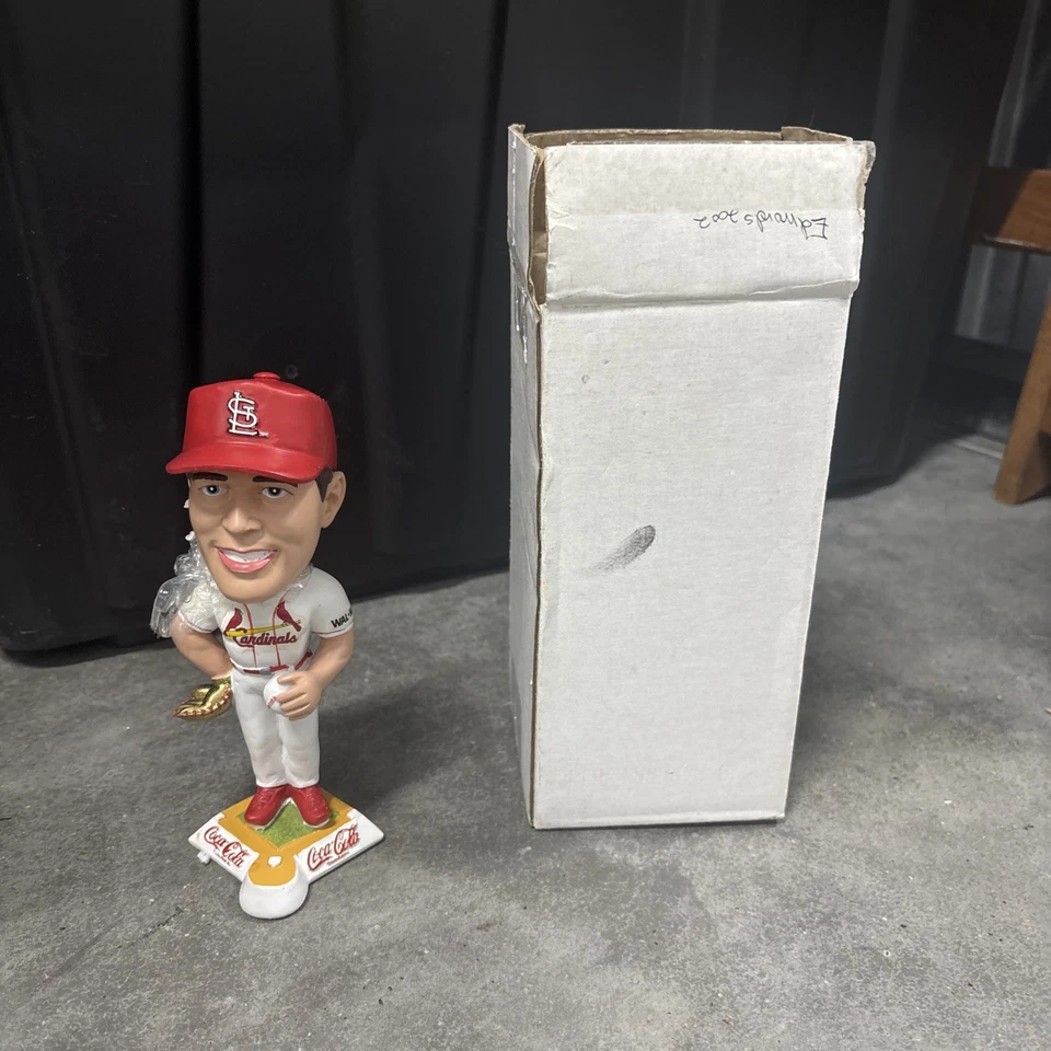 Guante de Oro Jim Edmonds Bobblehead Y2K Rawlings Coca Cola MLB Cardenales de San Luis Foto 2 de 4