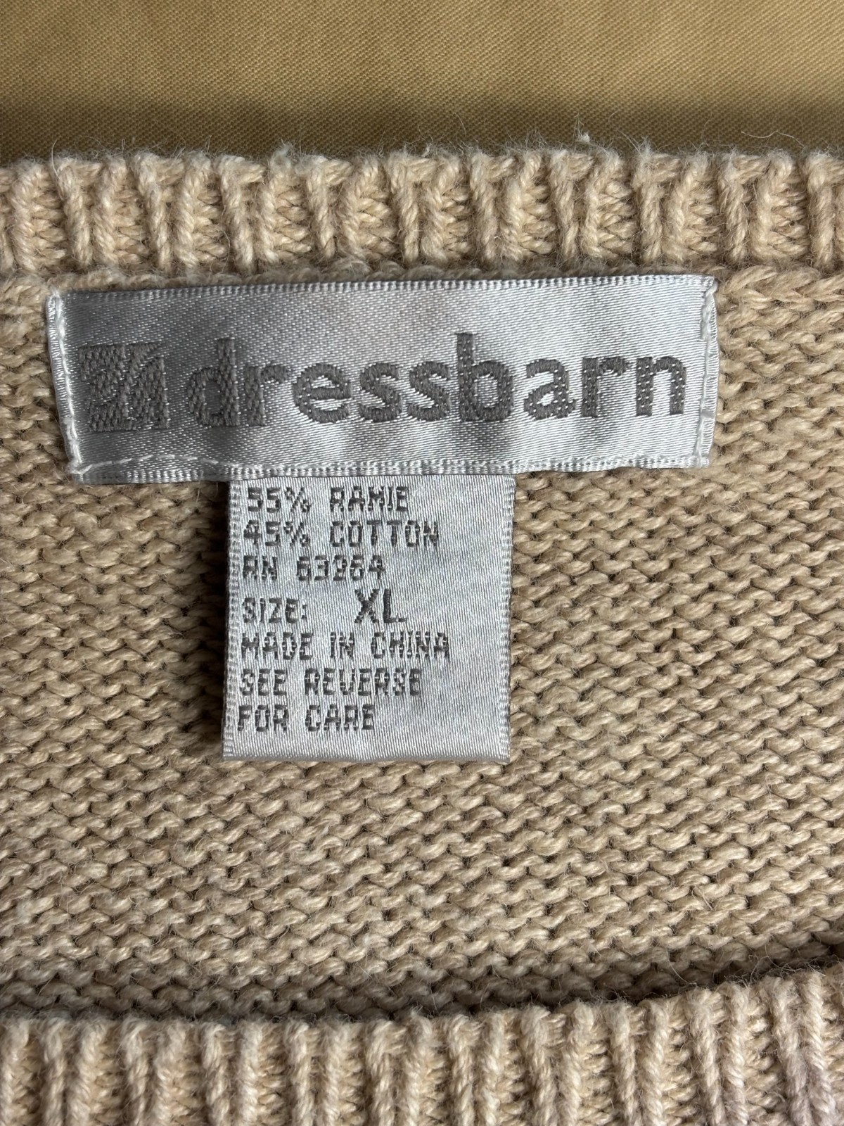 DRESSBARN - Fall Inspired - patchwork sweater - s… - image 3