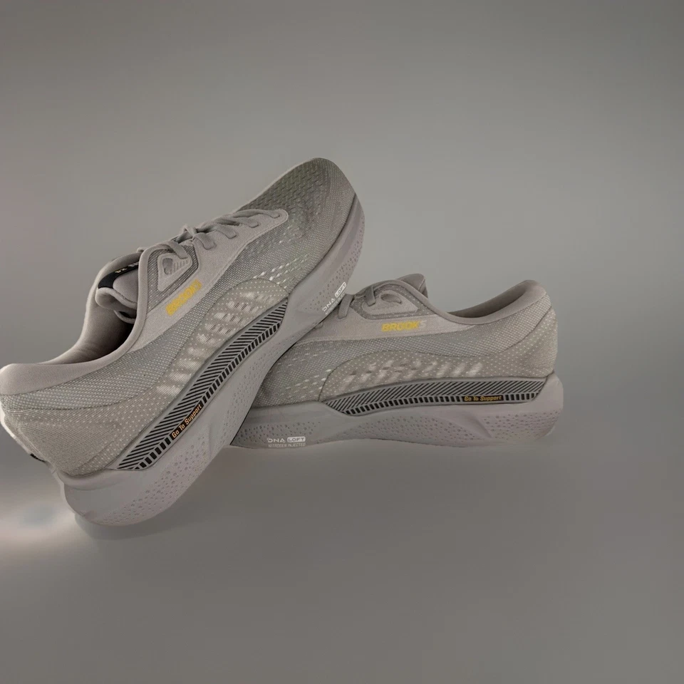 Мужские Brooks адреналин GTS 24, сплав/белый/золотой сплав, 11 D средний США - Изображение 4 из 4