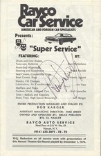 SAMMY DAVIS JR. - PROGRAM SIGNED CIRCA 1974