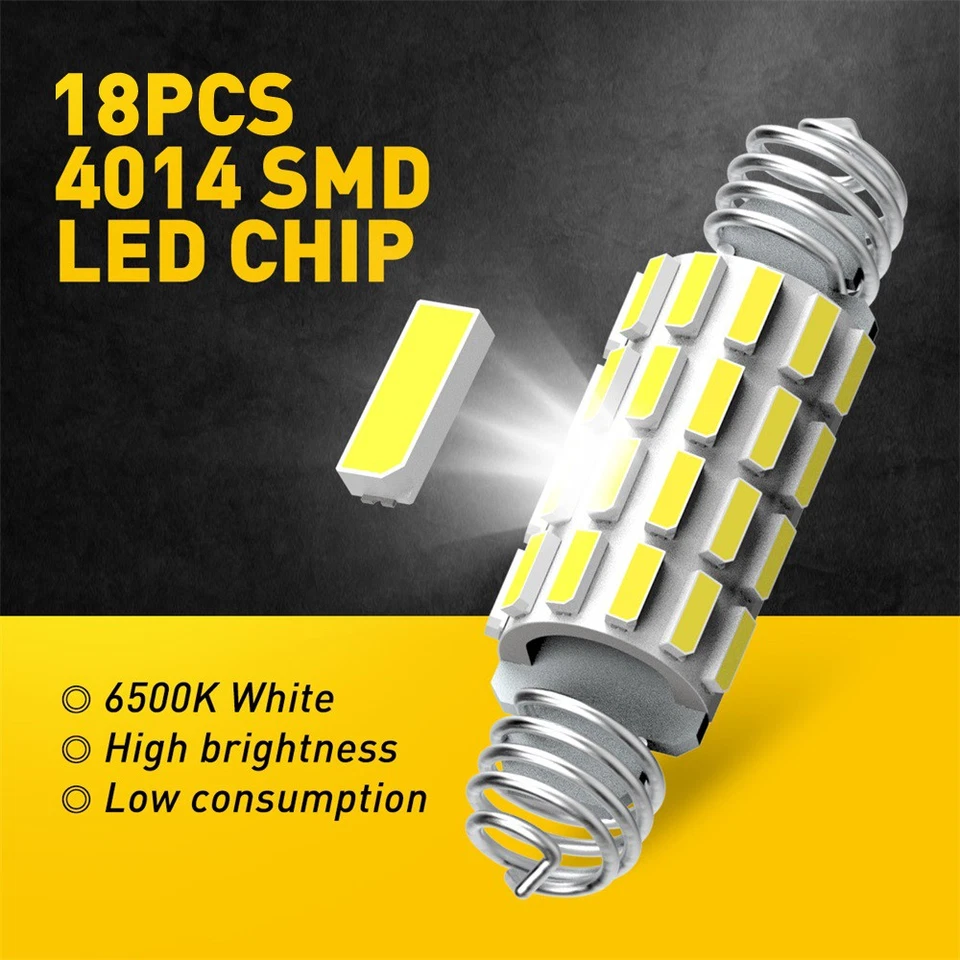 Kit de 4 bombillas LED interiores maletero coche domo mapa matrícula 6500K Foto 4 de 4