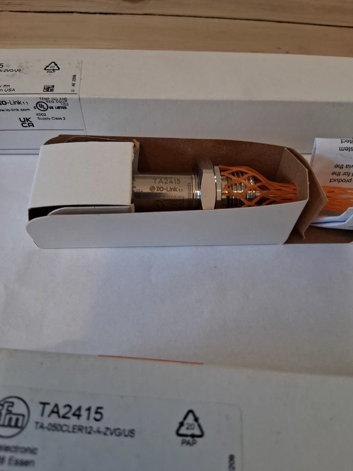 IFM TEMPERATURE TRANSMITTER MODEL TA2415 TA-050CLER12-A-ZVG/US NEW BOXED - Image 4 of 4