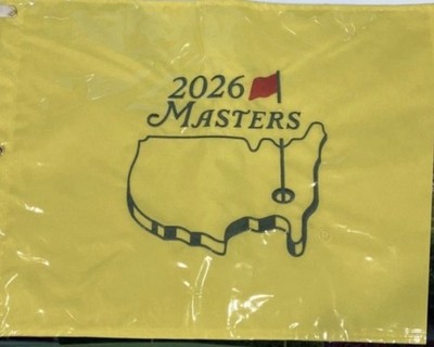Masters 2026 Masters Golf Flag - Yellow Tournament Collectible | eBay