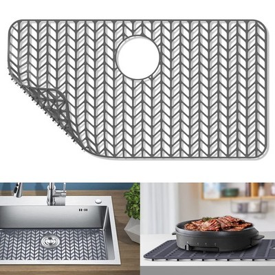 Sink Protectors For Kitchen Sink 28.4''x 15.2'' Sink Mat Heatresistant Easyclean S