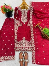 DESIGNER WEDDING SALWAR KAMEEZ PARTY WEAR PAKISTANI NEW INDIAN DRESS BOLLYWOOD