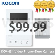  CLEARANCE KOCOM KCV-434 White 4.3" LCD Video Phone  KC-C60 Door Camera