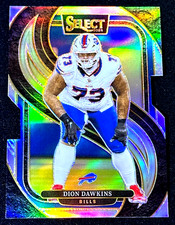 2024 Panini Select - Premier Level Dion Dawkins #152 Silver Prizm Die-Cut