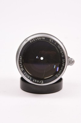 Leica Summarit 5cm f/1.5 Lens LTM (Chrome) *AS IS* *READ * *SEE