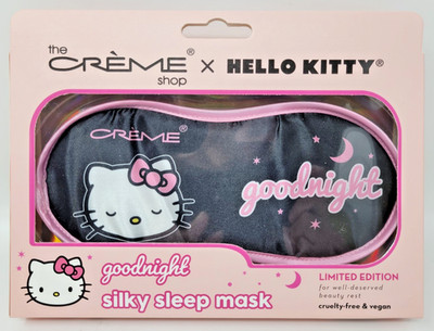 The Creme Shop x Hello Kitty Moon Star Limited Edition Silky Sleep Mask New