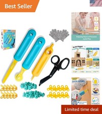 Cardboard Tools for Kids, Safe Cutter STEM Construction Kit 87 PCS, Hands-O...