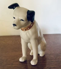 Vintage Nipper Dog RCA Victor HMV Figurine Japan Retro Ceramic Collectible