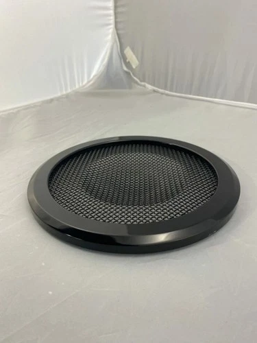 NEW SPEED BY DESIGN SLICK RICK 2 PIECE 8" BLACK SPEAKER GRILLS HIDDEN HARDWARE