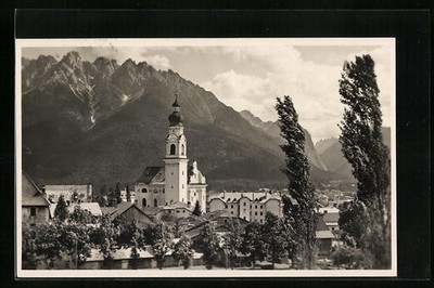 AK Dobbiaco, Col Gruppo di Fanes e l´entrata in Val di Landro-Dolomiti 1933 