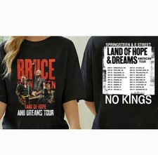 Bruce Springsteen Land of Hope  Dreams Tour 2026 US T-Shirt