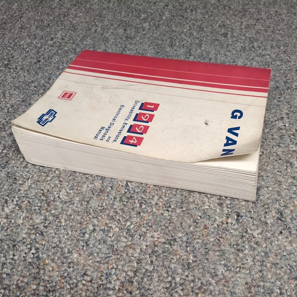 Chevy G10 G20 G30 1994 furgoneta G manejabilidad emisiones cableado eléctrico manual  Foto 3 de 4