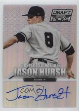 2013 Prizm Perennial Draft Picks Prospect Signatures Silver Jason Hursh Auto v9t