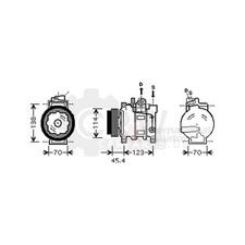 Kompressor Klimaanlage für Audi A6 Avant 1.9 TDI