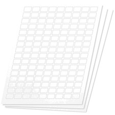 White Rectangular Labels, 21600 Total, 150 Sheets