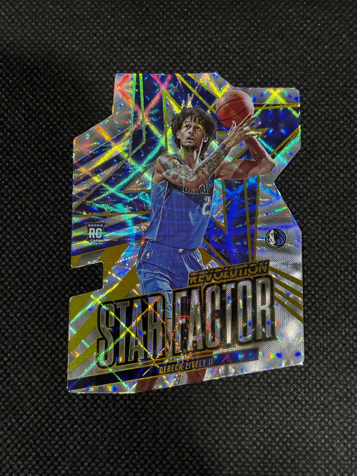 2023-24 Panini Revolution Dereck Lively II Star Factor Rookie RC