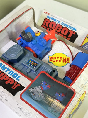 VINTAGE ARCO HUNDEROBOTER batteriebetrieben Voltron Robodog Hong Kong funktioniert