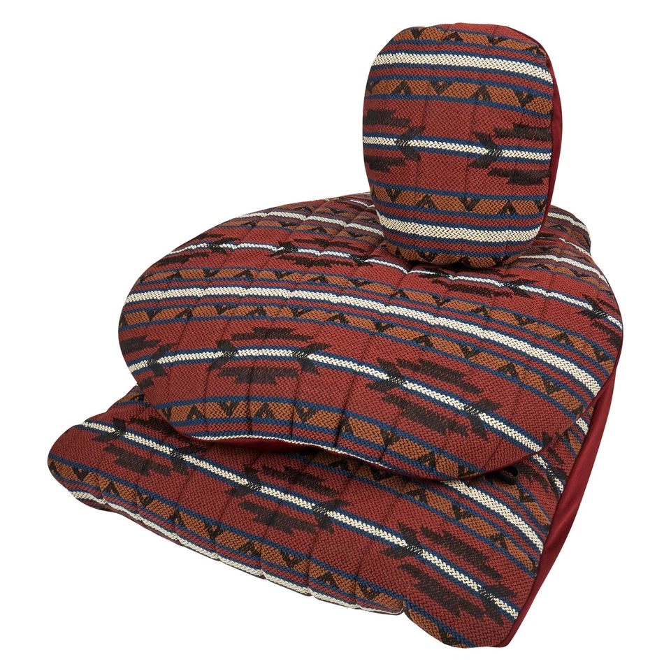 For Ford E-150 Econoline 75-97 Southwest Sierra™ 1st Row Maroon Custom Seat Foto 2 de 4