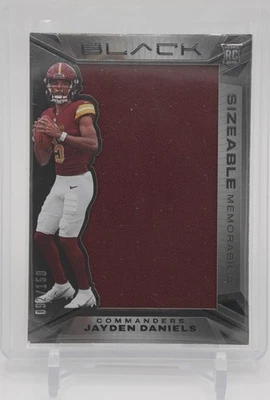 Jayden Daniels (RC) #SR-JDS Sizeable Memorabilia /150 - Commanders 2024 Black - Bild 1 von 2