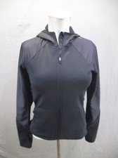 NIKE DRI-FIT Size XS Womens Full Zip Fleece Lined Thumbhole Athletic Jacket 021
