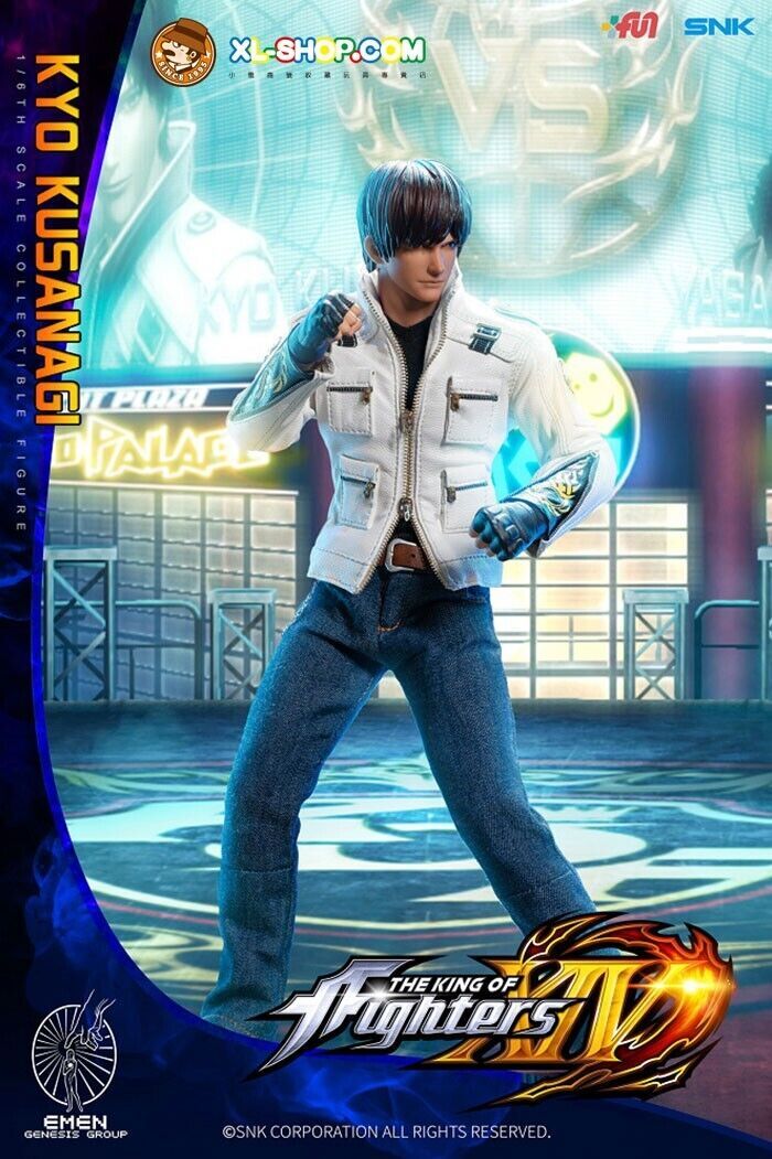美品 フィギュア GENESIS EMEN THE KING OF Fighters KYO KUSANAGI DLC COSTUMES King of Fighters XIV Kyo Kusanagi (DLC Classic Version) 1/6