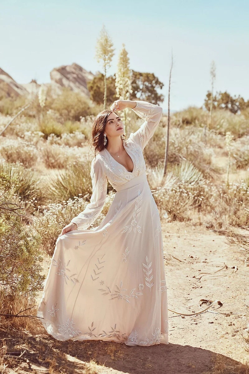 New BHLDN Belize Wedding Dress Bohemian sz 6 - Oyster | eBay
