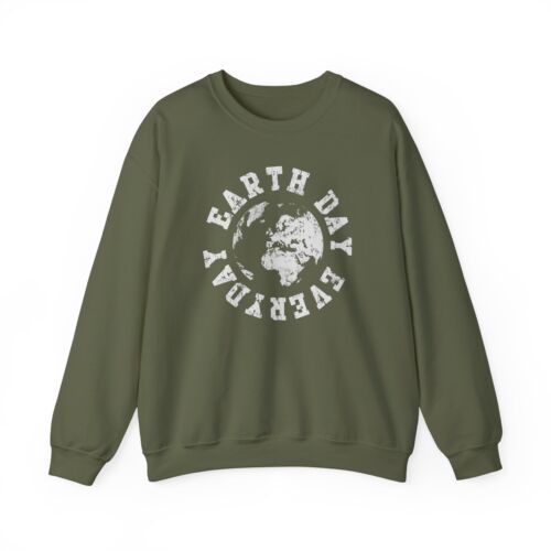 Earth Day Everyday Sweatshirt, Eco-Friendly Jumper, Nature Lover Gift, - Picture 15 of 34