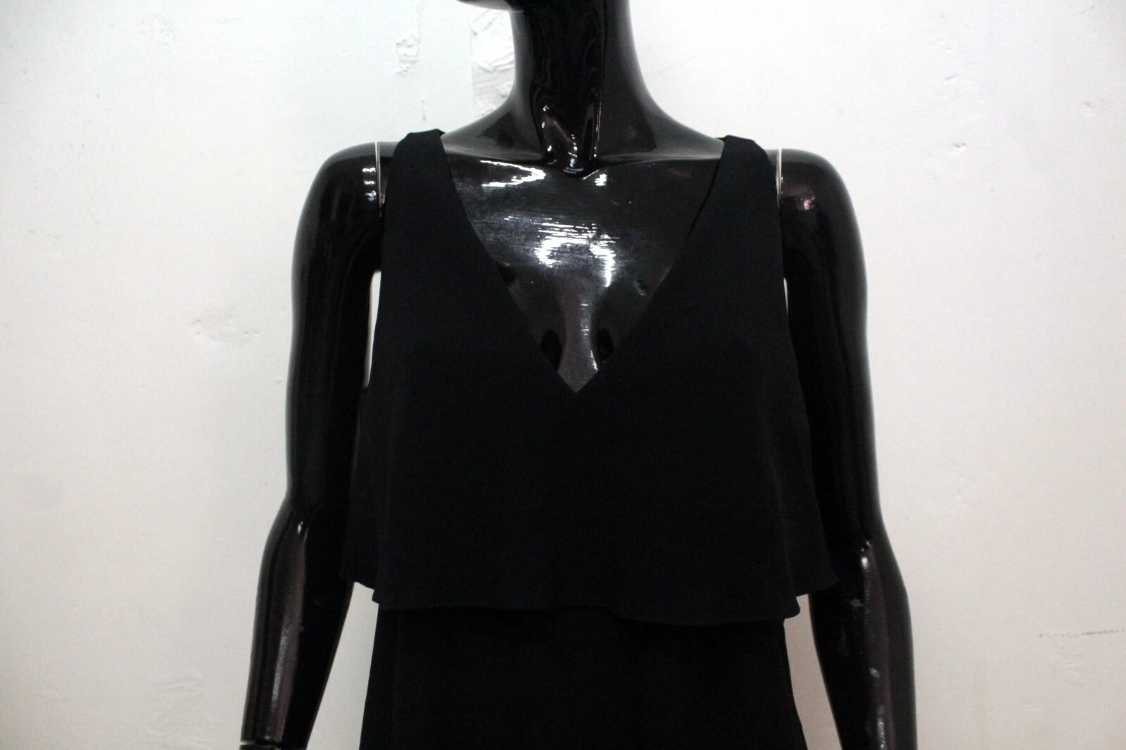 Moschino Vestito Donna Taglia 44 Abito Nero Dress Woman Tubino Vestitino