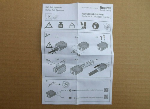BOSCH REXROTH R166681420 Kugel-Führungswagen / Linearführung, NEU, OVP - Bild 10 von 12