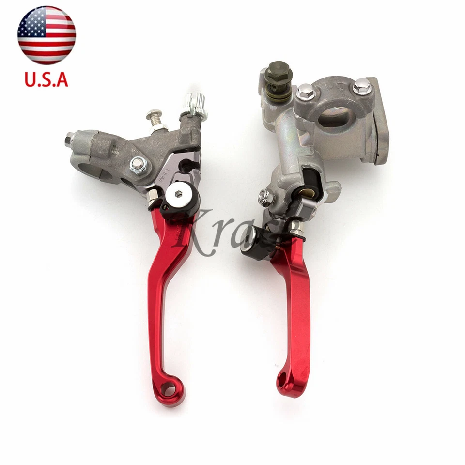 For CR125R CR250R 1996-2007 CR500R CNC Brake Levers Hydraulic Master Cylinder - Изображение 4 из 4