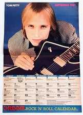 TOM PETTY~Original 1981 Centerfold Poster~Vintage Creem Rock Magazine Pinup